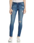 Dl1961 Florence Distressed Skinny Jeans In Hunter