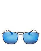 Prada Men's Mirrored Pilot Square Sunglasses, 60mm