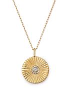 Adina Reyter 14k Yellow Gold Rays Diamond Large Pendant Necklace, 20