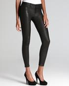 J Brand Pants - Leather Super Skinny In Noir