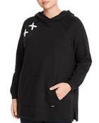 Marc New York Performance Plus Lace-up Tunic Hoodie