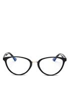 Quay Women's Quay X Chrissy Tiegen Rumours Cat Eye Blue Light Glasses, 54.5mm