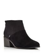 Toms Women's Lacy Round Toe Suede Bootie