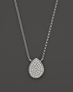 Kc Designs Diamond Teardrop Pendant Necklace In 14k White Gold, .13 Ct. T.w.