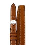 Michele Double Leather Strap, 12mm