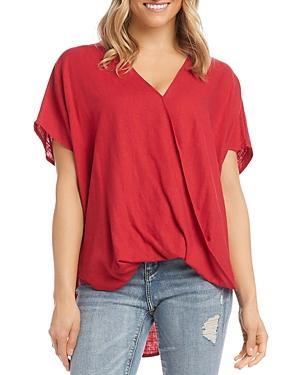 Karen Kane High/low Crossover Top