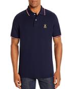 Psycho Bunny St Lucia Stripe-tipped Classic Fit Polo Shirt