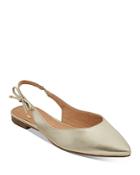 Jack Rogers Women's Serena Pointed Toe Slingback Leather Flats
