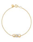 Moon & Meadow 14k Yellow Gold Diamond Link Chain Bracelet - 100% Exclusive