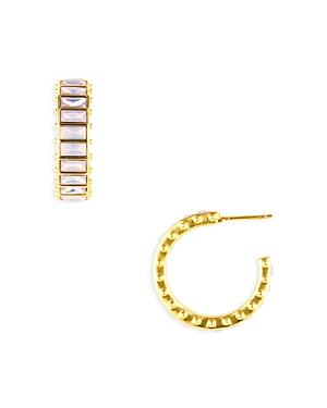 Short & Suite Eternity Gem Hoop Earrings