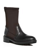 Aquatalia Women's Leoda Weatherproof Leather & Neoprene Low-heel Boots