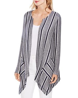 Vince Camuto Striped Open Cardigan