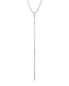 Aqua Crystal Lariat Necklace, 14 - 100% Exclusive