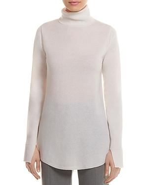 Halston Heritage Wool-cashmere Cutout Tunic Sweater