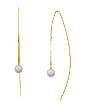 Chan Luu Long Cultured Freshwater Pearl Threader Earrings