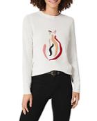 Hobbs London Hannah Cat Graphic Sweater