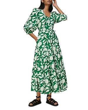 Whistles Marni Print Trapeze Dress