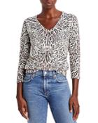 Atm Anthony Thomas Melillo Ocelot V Neck Sweater