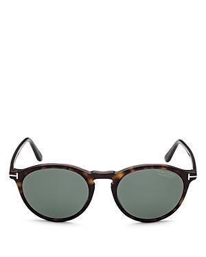 Tom Ford Men's Aurele Round Sunglasses, 52mm