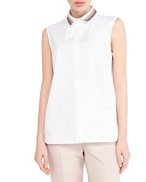 Peserico Embellished Sleeveless Shirt