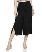 Bcbgeneration Knot-front Overlay Cropped Pants