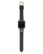 Michael Kors Apple Watch Black Leather Strap