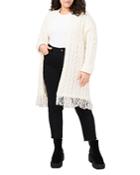 Vince Camuto Open Front Cable Knit Cardigan