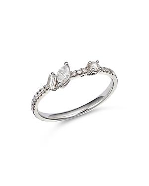 Bloomingdale's Diamond Scattered Ring In 14k White Gold, 0.35 Ct. T.w. - 100% Exclusive