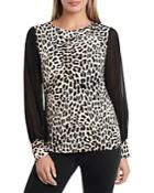 Vince Camuto Perfect Leopard Top