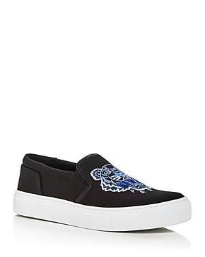 Kenzo Women's K-skate Embroidered Slip On Sneakers