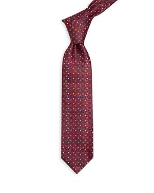 Canali Micro Floral Medallion Silk Classic Tie