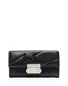 Zadig & Voltaire Compact Large Square Leather Wallet