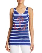 Macbeth Collection Anchor Striped Tank - Compare At $48