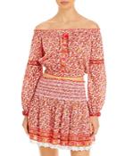 Poupette St. Barth Nana Off The Shoulder Top
