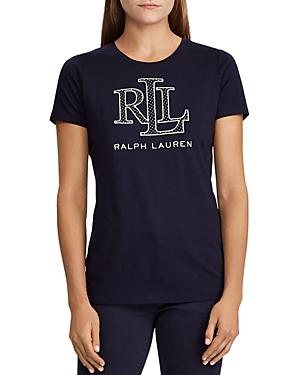 Lauren Ralph Lauren Logo-crest Graphic Tee