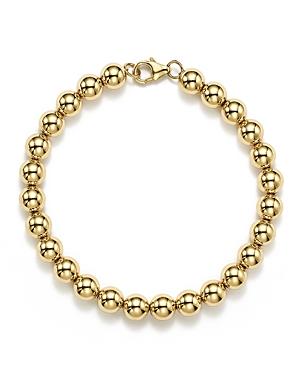 14k Yellow Gold Beaded Bracelet - 100% Exclusive