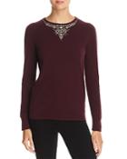 C By Bloomingdale's Embellished Cashmere Sweater - 100% Exclusive
