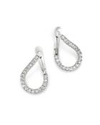 Bloomingdale's Diamond Front-to-back Earrings In 14k White Gold, 0.60 Ct. T.w. - 100% Exclusive