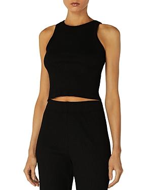 Enza Costa Sheath Ribbed Racerback Tank