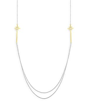 Roberto Coin 18k Yellow & White Gold Disney Cinderella Diamond Star Station Necklace, 31