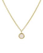 Argento Vivo 18k Gold-plated Silver Small Opal Pendant Necklace, 16