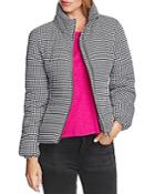Vince Camuto Houndstooth Puffer Jacket