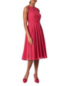 Hobbs London Della Dot Print Dress