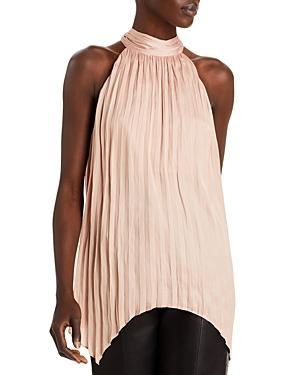 Bcbgmaxazria High Neck Woven Top