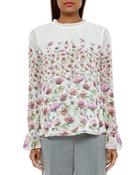 Ted Baker Luceal Floral Print Blouse