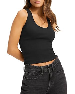 Good American Ribbed Scoop Neck Tank