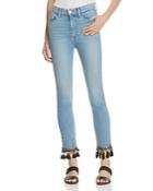 Paige Jacqueline Straight Embellished Crop Jeans - 100% Bloomingdale's Exclusive