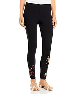 Johnny Was Pina Embroidered Leggings
