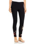 Johnny Was Pina Embroidered Leggings