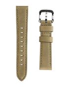 Shinola Interchangeable Olive Green Outrigger Leather Watch Strap, 18mm